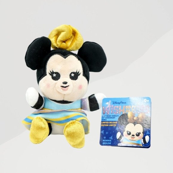 NWT Disney Parks 50th Anniversary Wishables Mickey Mouse  Minnie Mouse‎ Plush - Picture 1 of 4